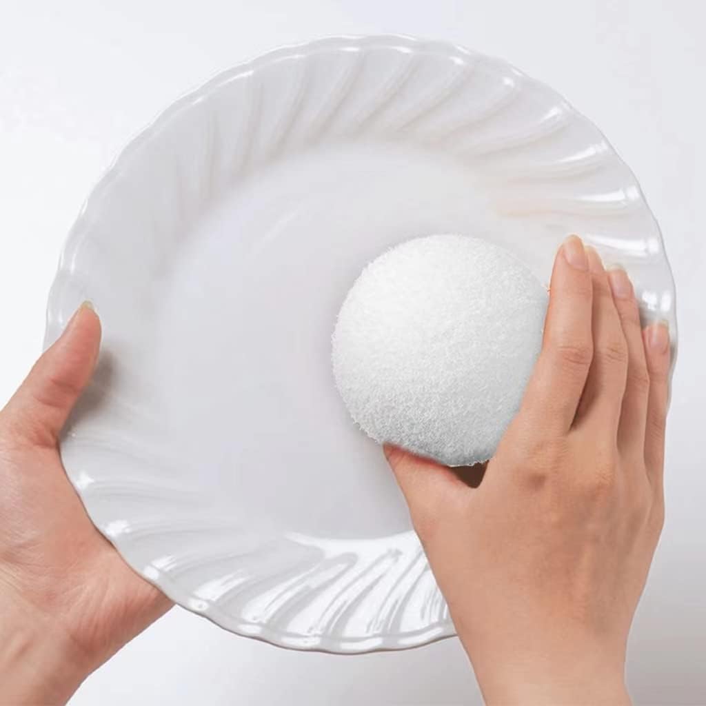 Scum Eliminating Ball,Oil Absorbing Sponge Ball (4 Pieces)